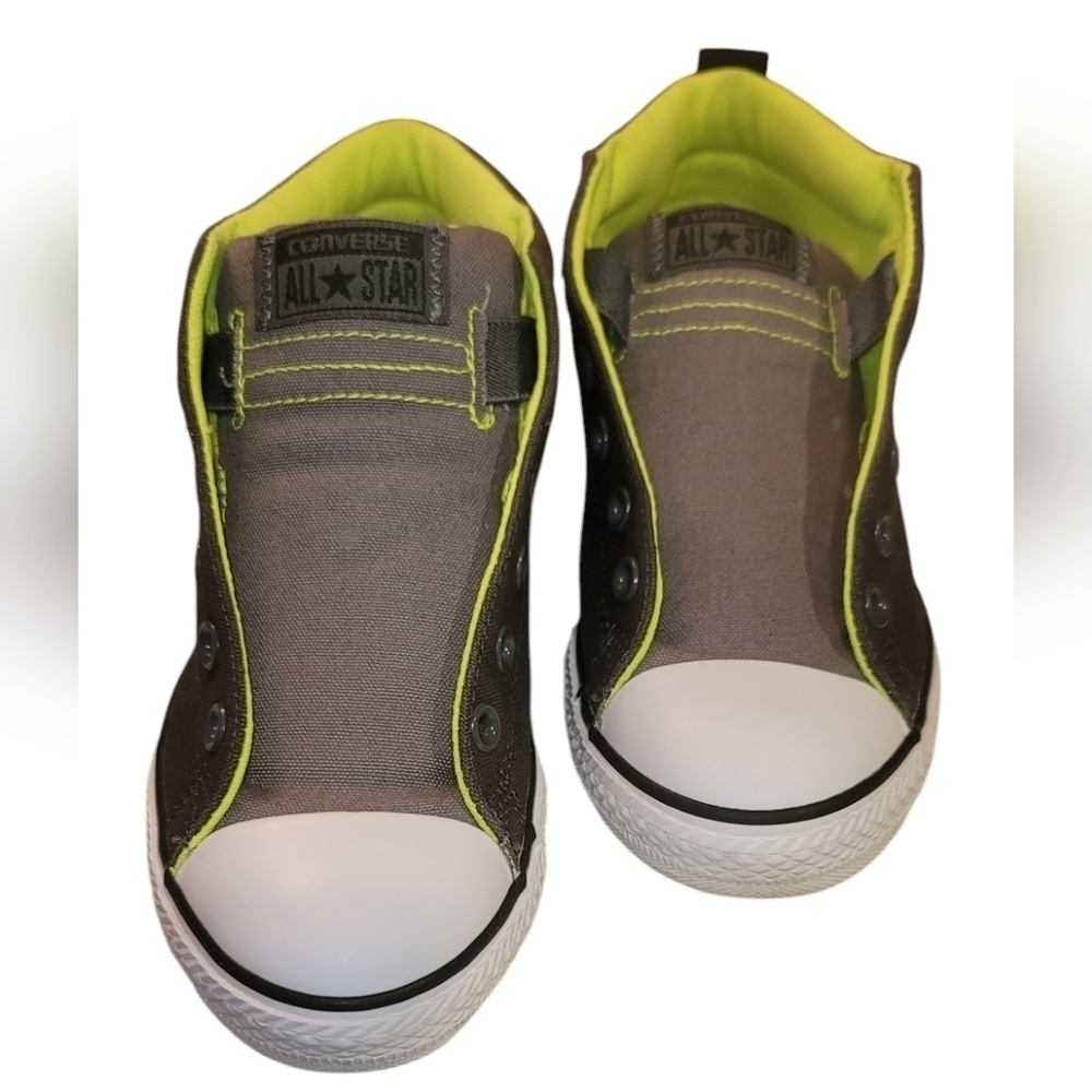 Converse All Star High Top Neon Sneakers Dual Wear Lace-up or no Laces - Picture 5 of 16